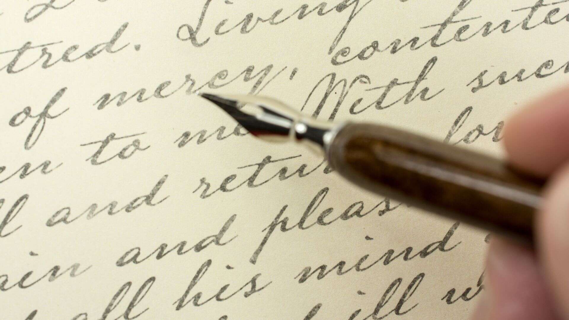 cursive writing