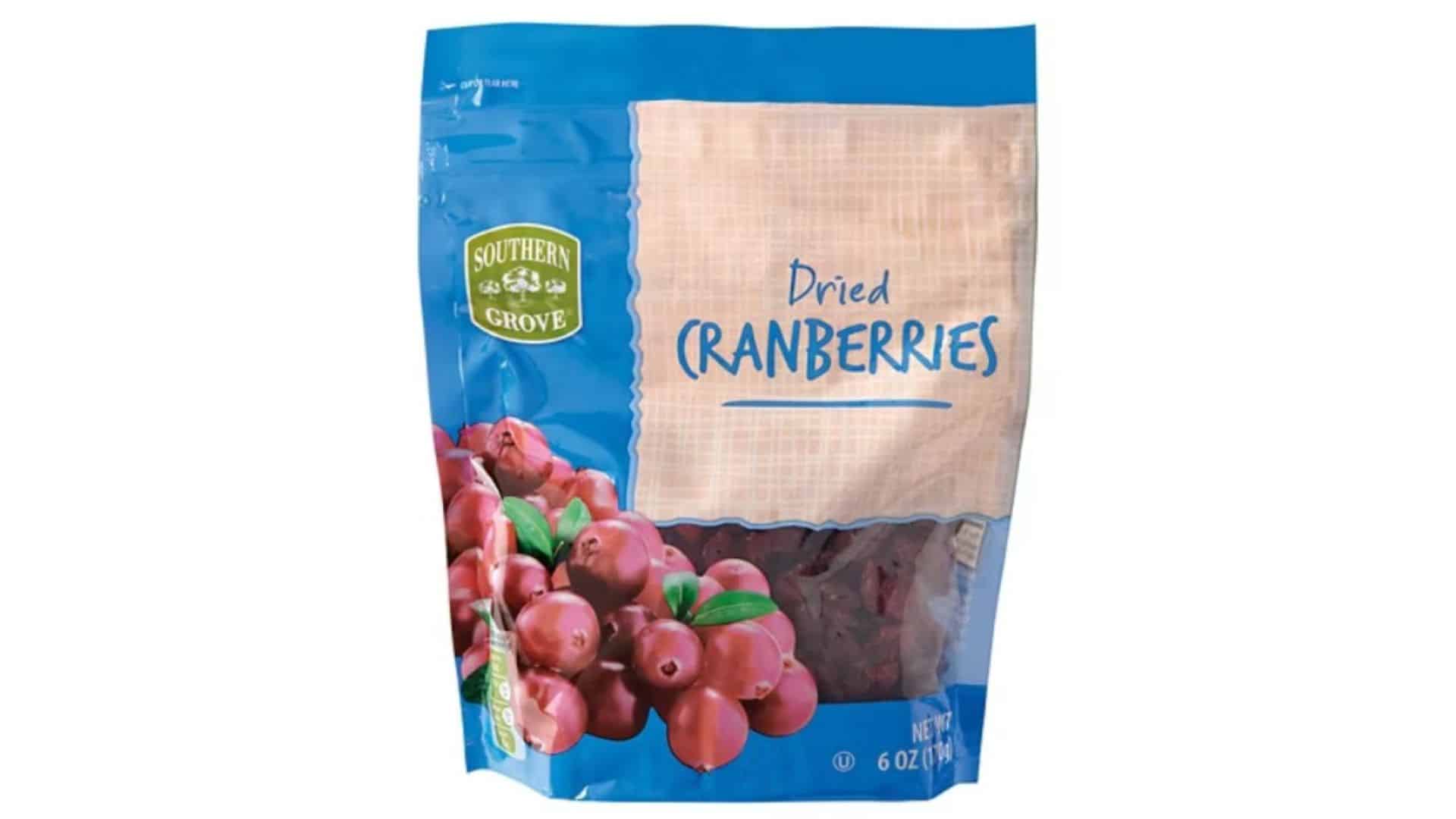 dried cranberries