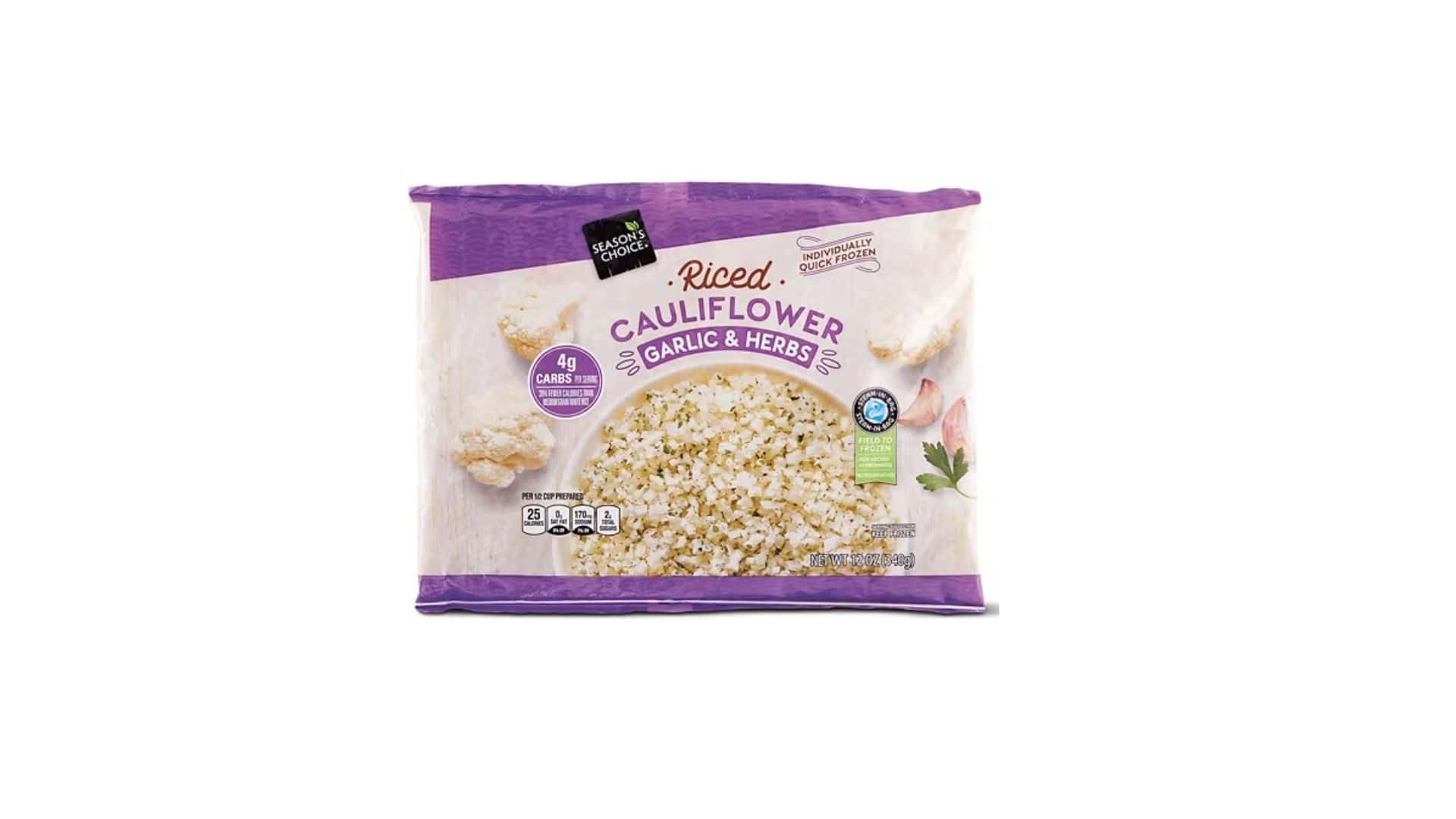riced cauliflower aldi