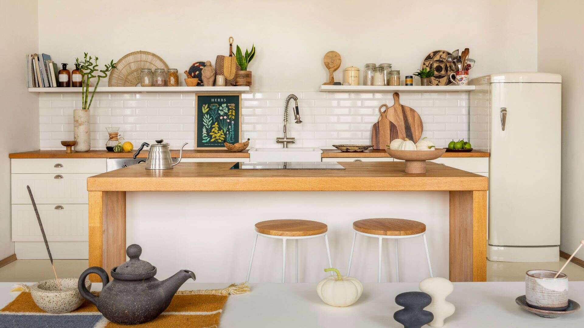 warm and cozy kitchen