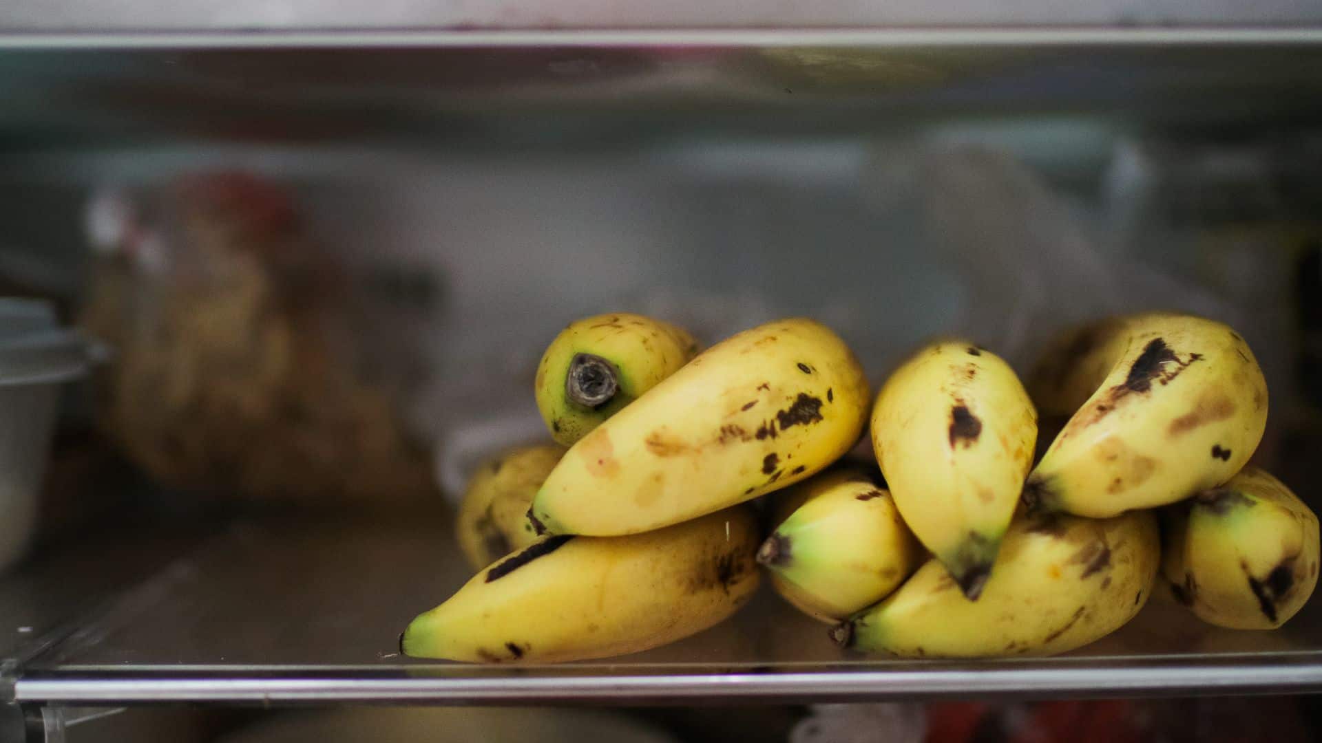 Bananas in fridge