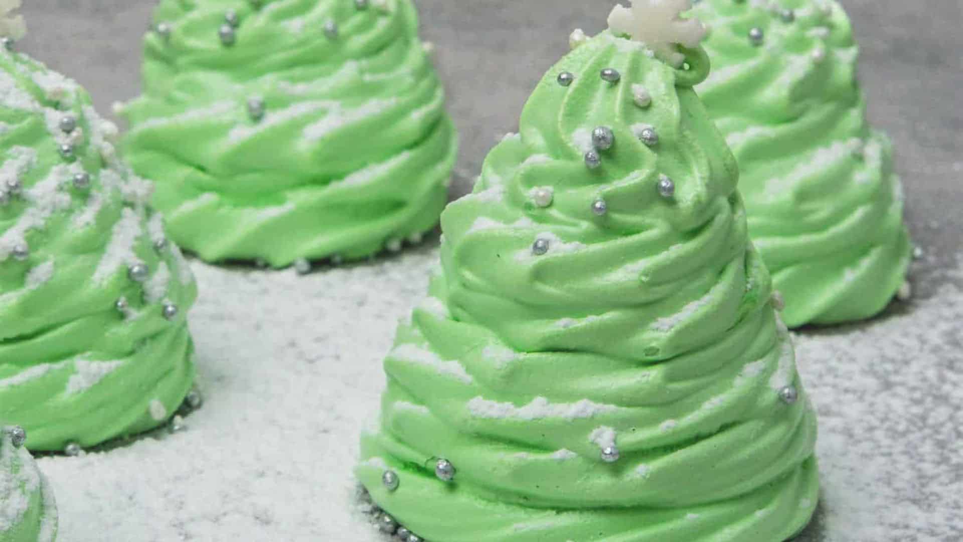 Christmas Tree Meringue.