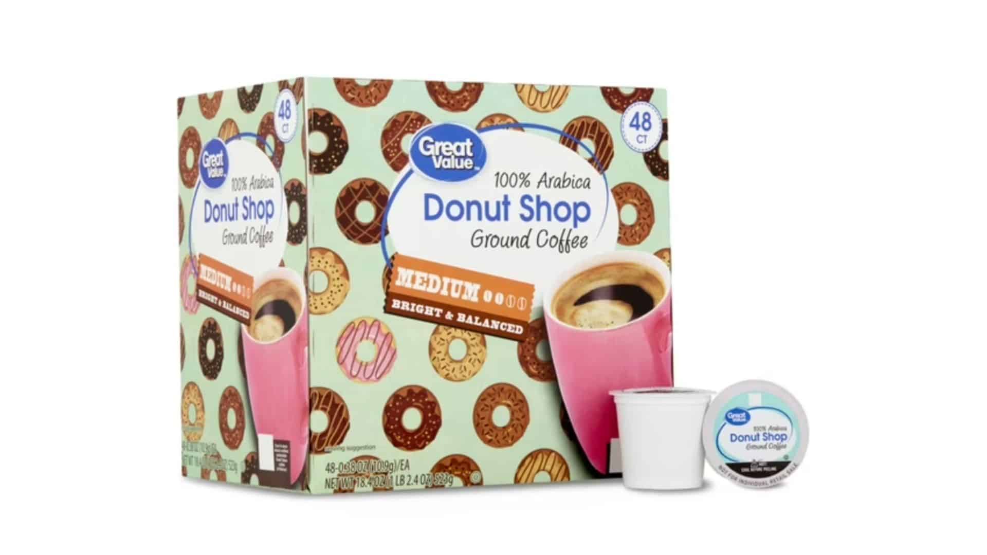 Great Value roast ground coffee pods