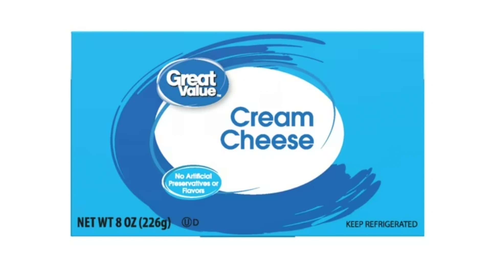 Great value cream cheese