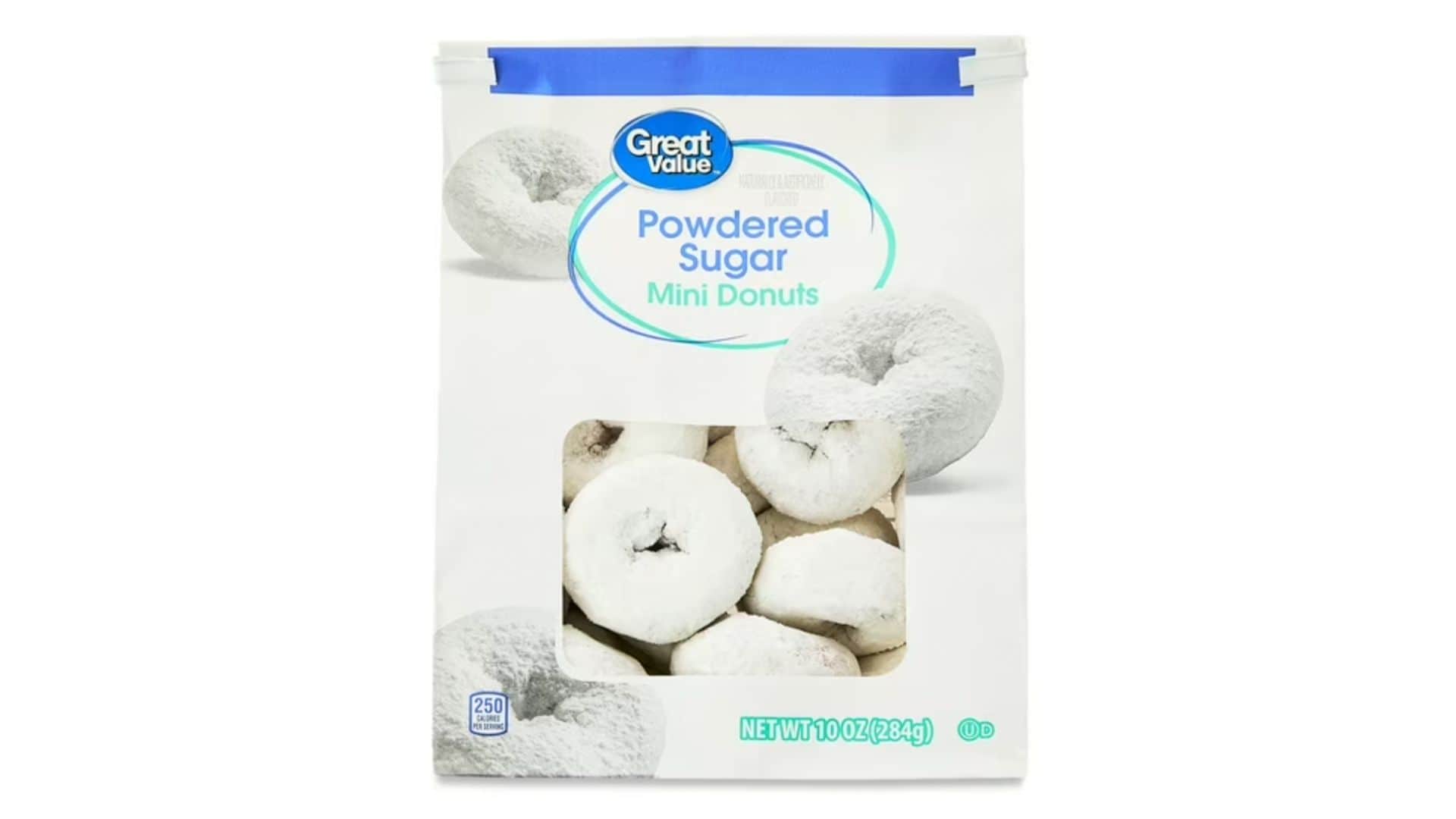 Great value powdered sugar mini donuts