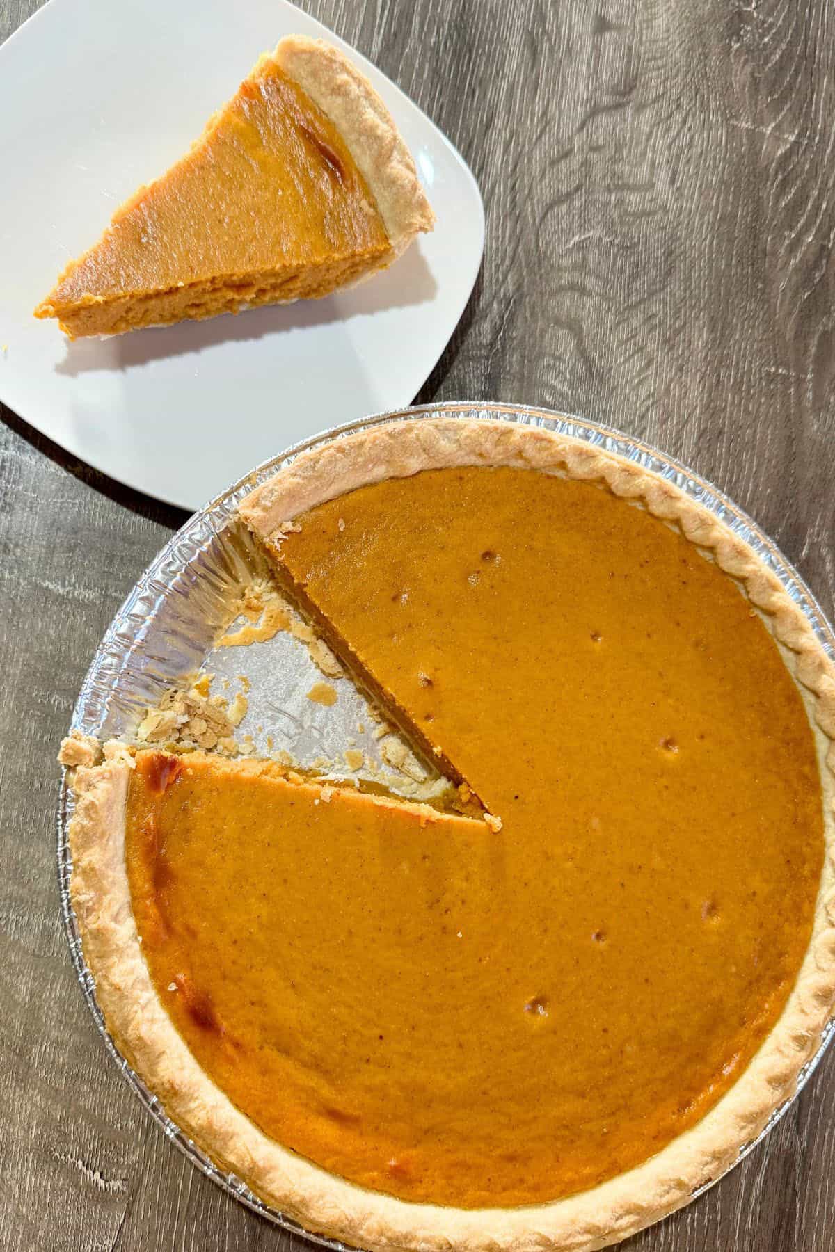 Sam's Club pumpkin pie.