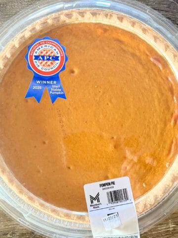 Sam's Club pumpkin pie.