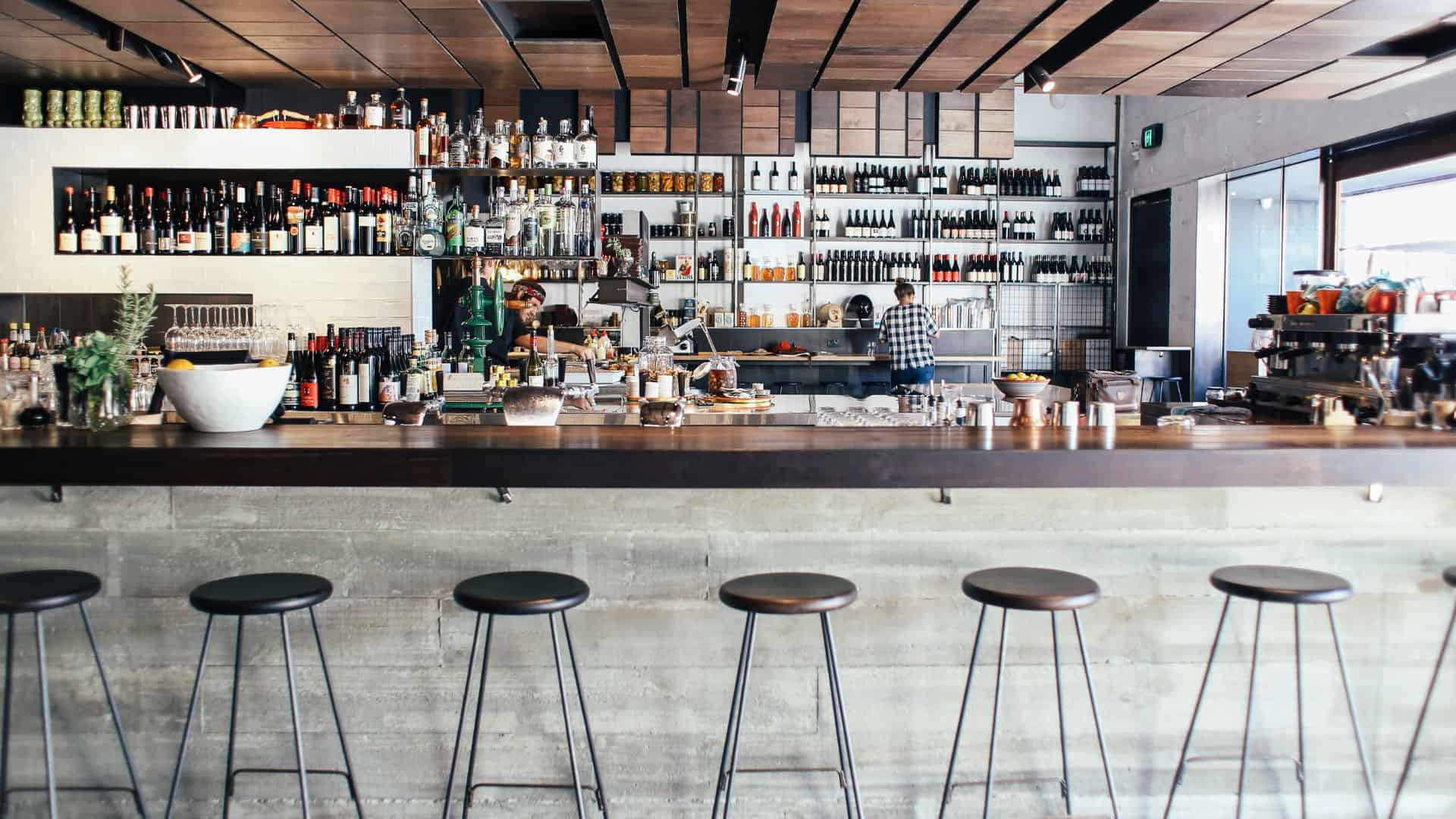 bar stool at restaurant