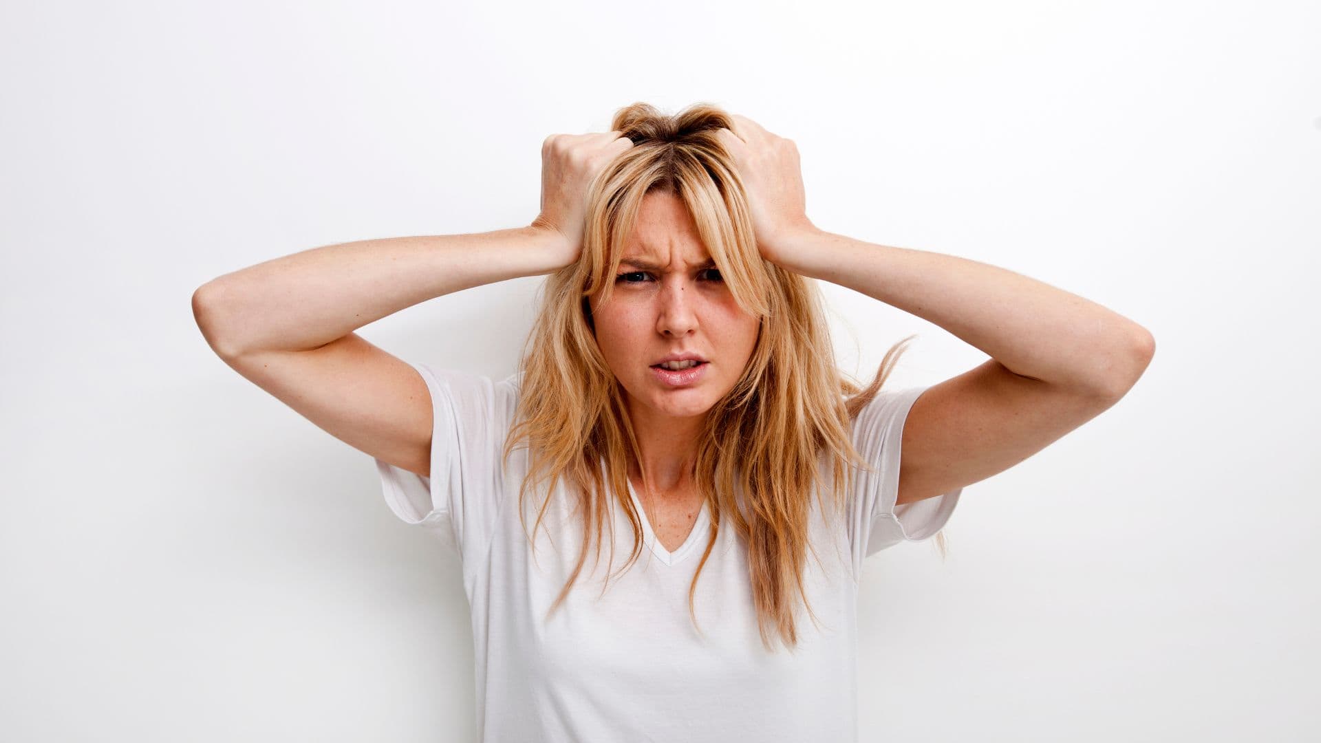 frustrated lady