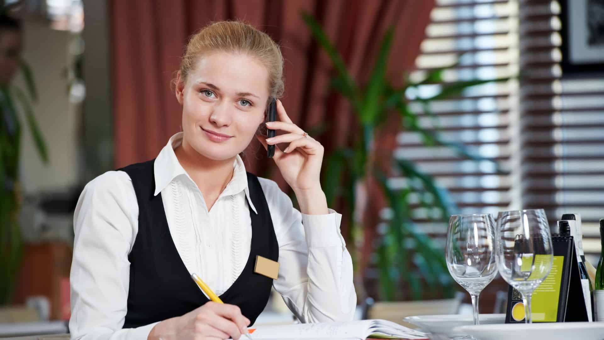 host at restaurant