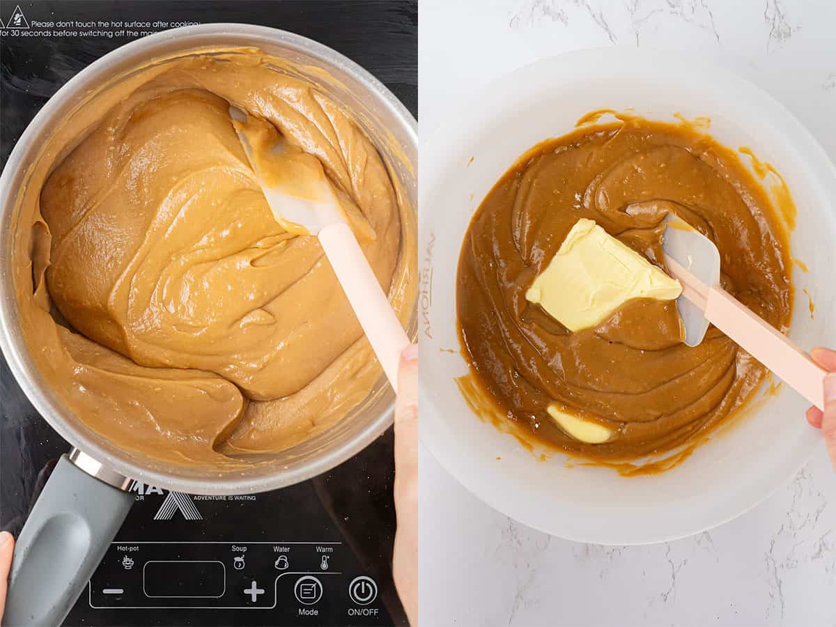 Add extra butter to make it silky.