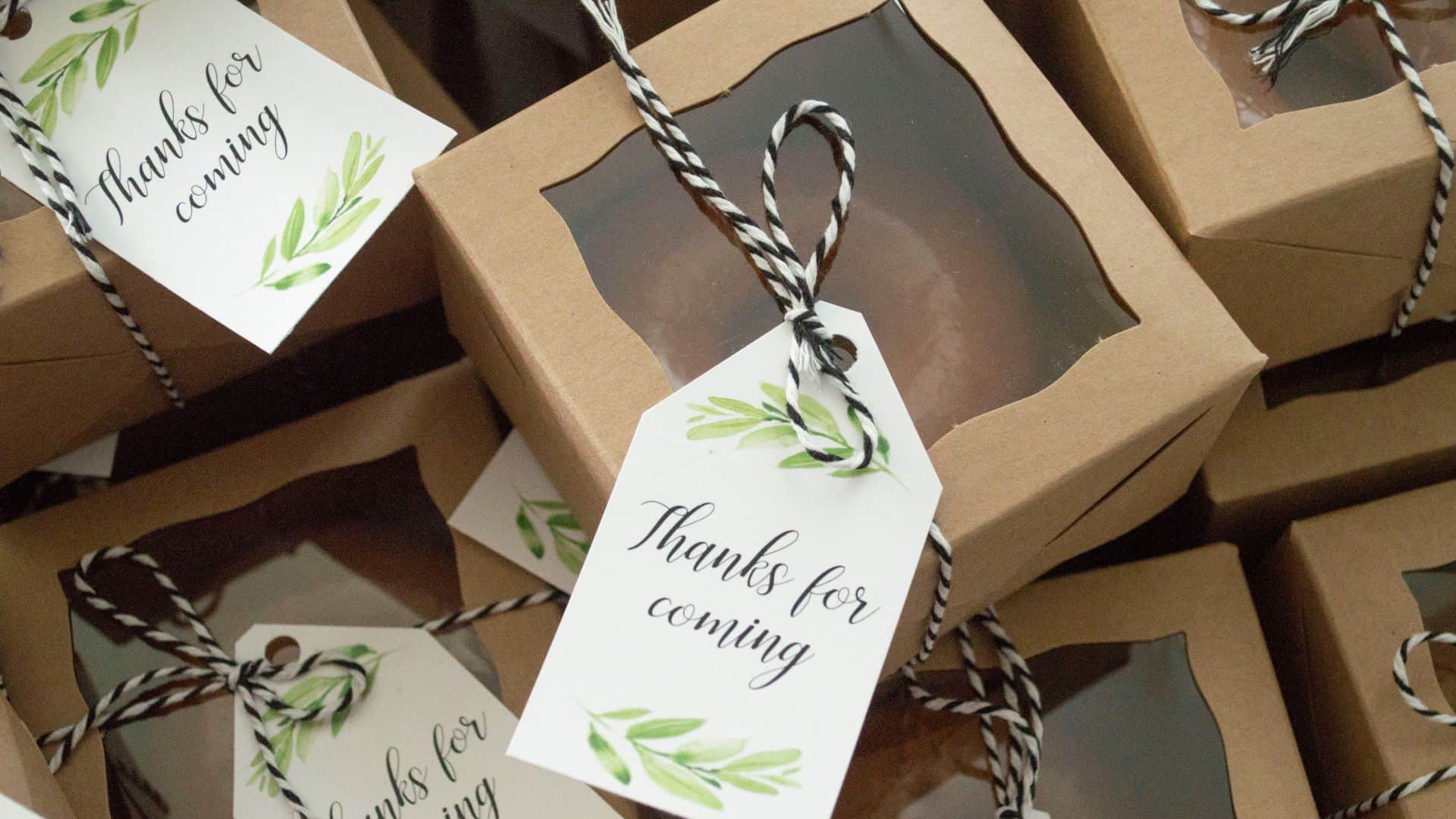 mini favor boxes