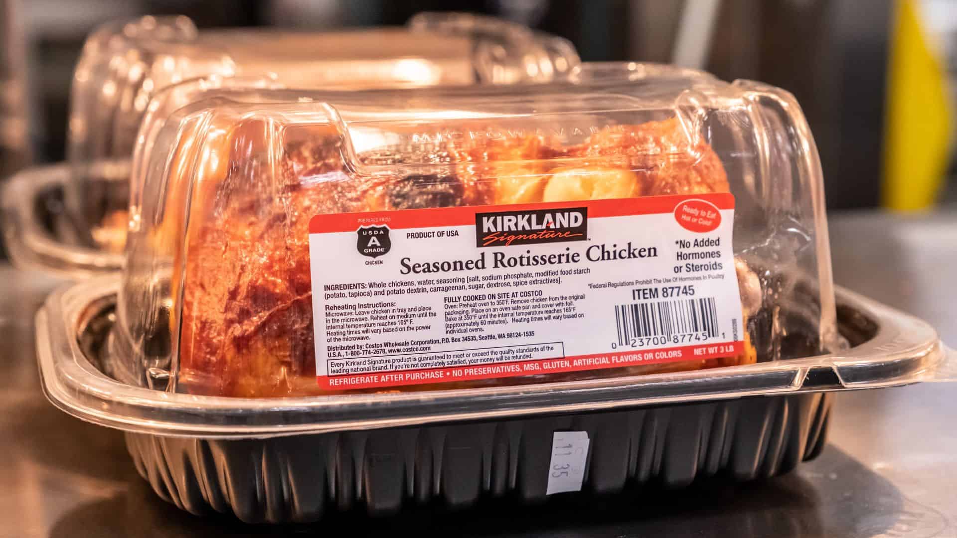 rotisserie chicken Kirkland