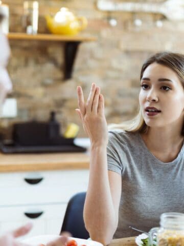 woman arguing with her husband