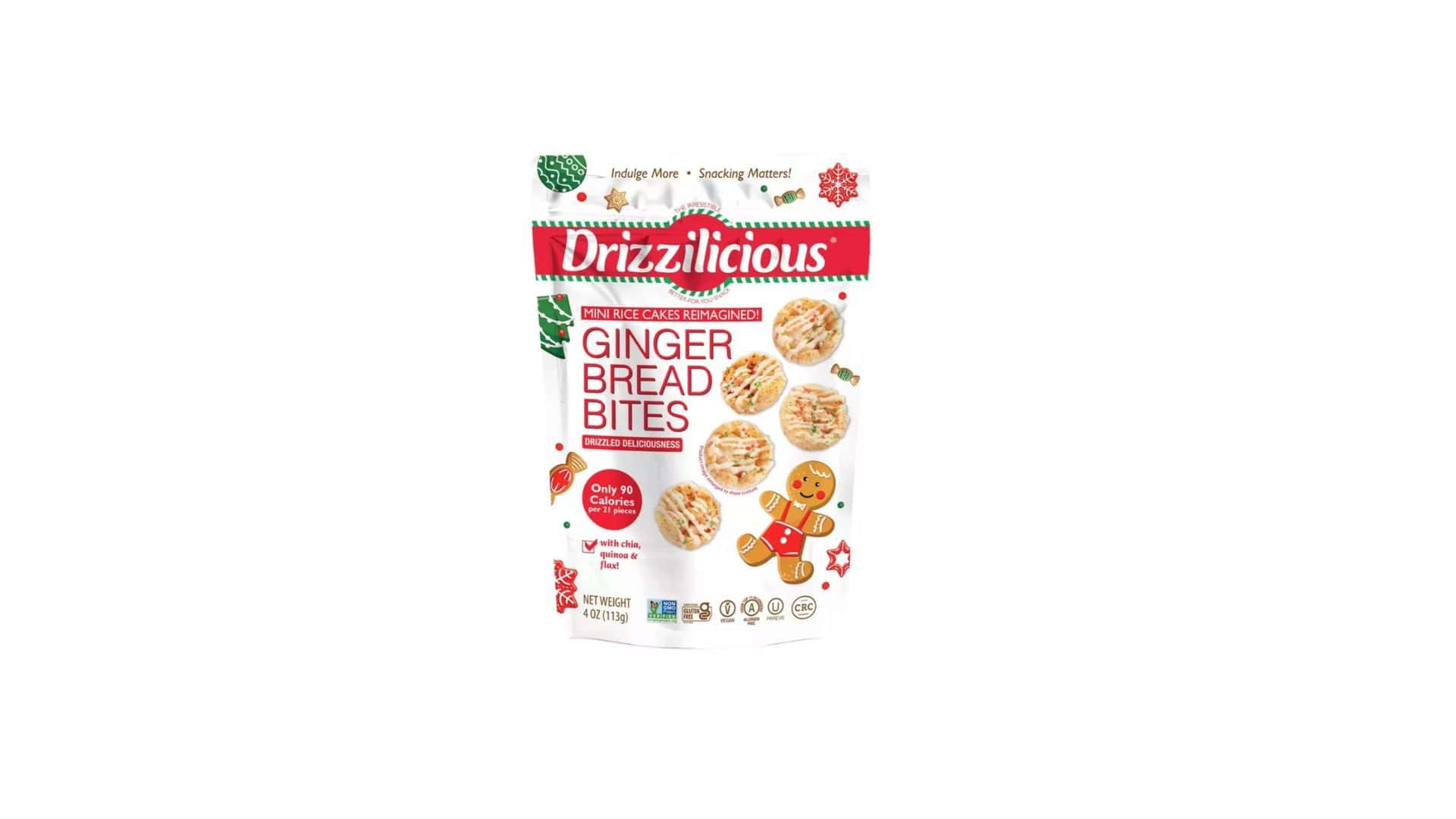 Drizzalicious holiday ginger bread bites