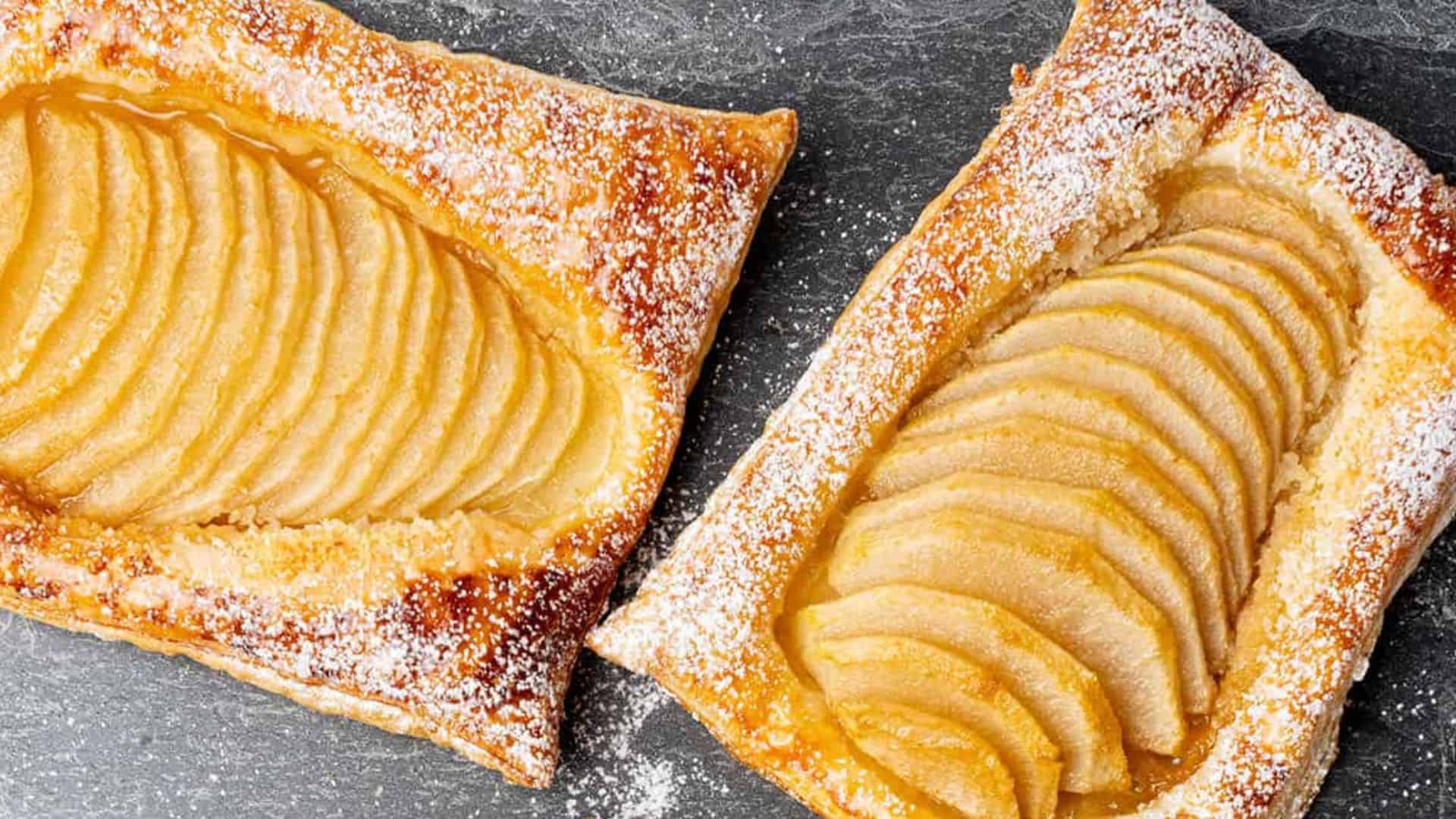 Pear Puff Pastry Tarts.