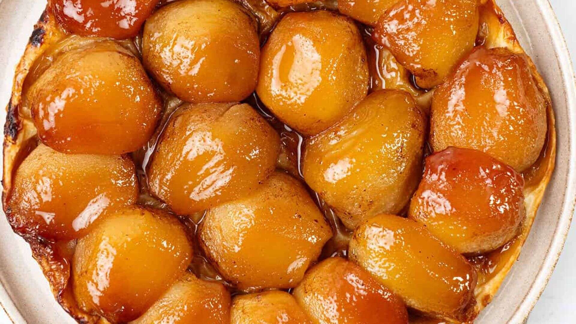 Pear Tarte Tatin.