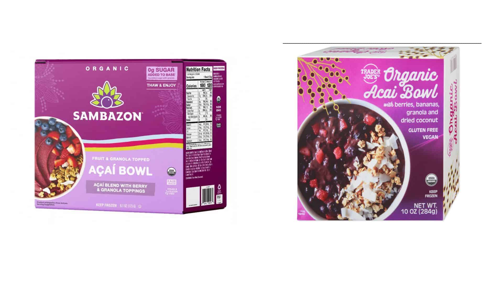 acai bowl comparison