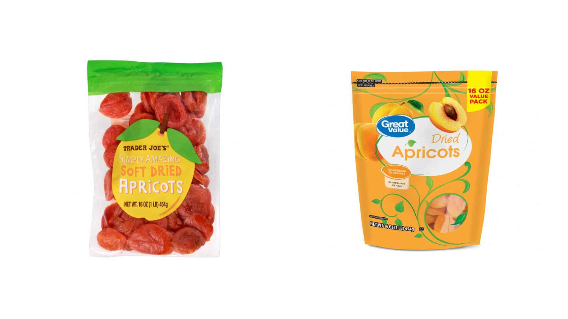 dried apricots comparison