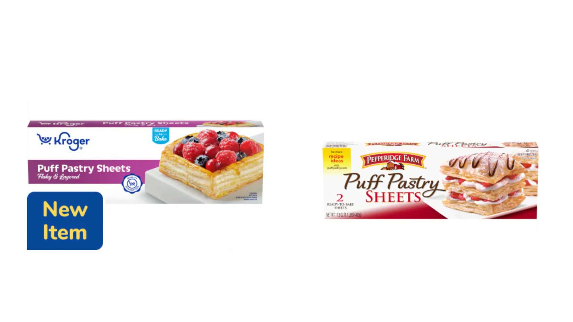 puff pastry sheets comparison