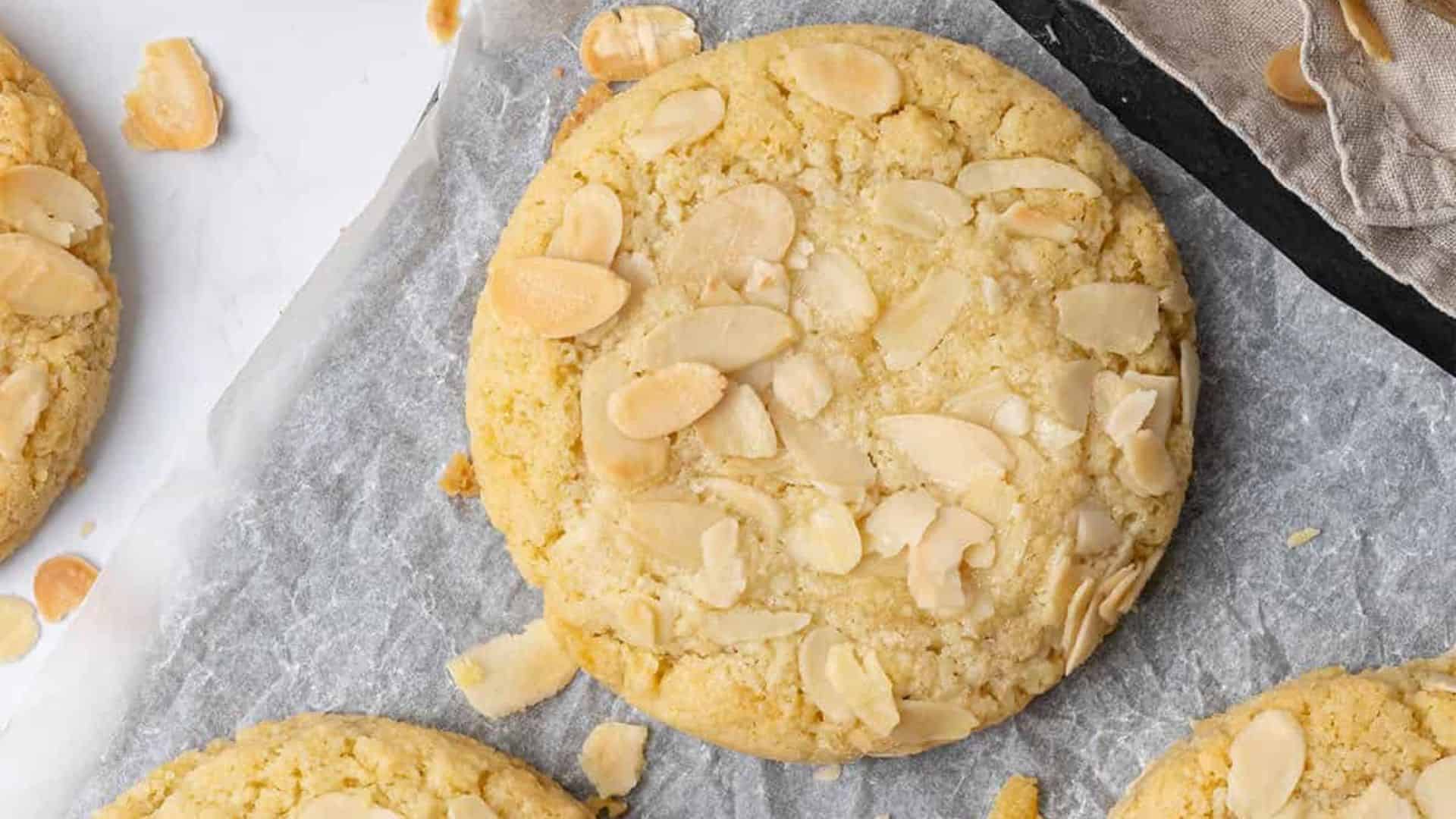 Almond Croissant Cookies.