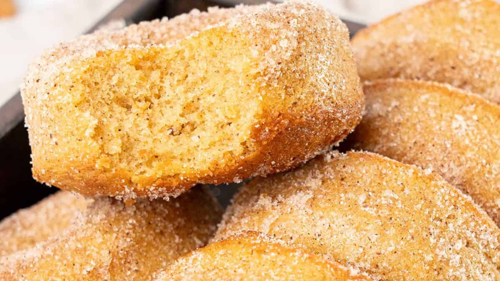 Baked Cinnamon Sugar Donuts.