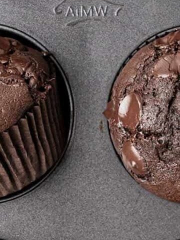Double Chocolate Muffins.
