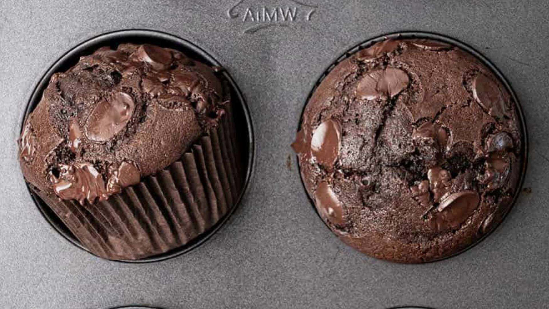 Double Chocolate Muffins.