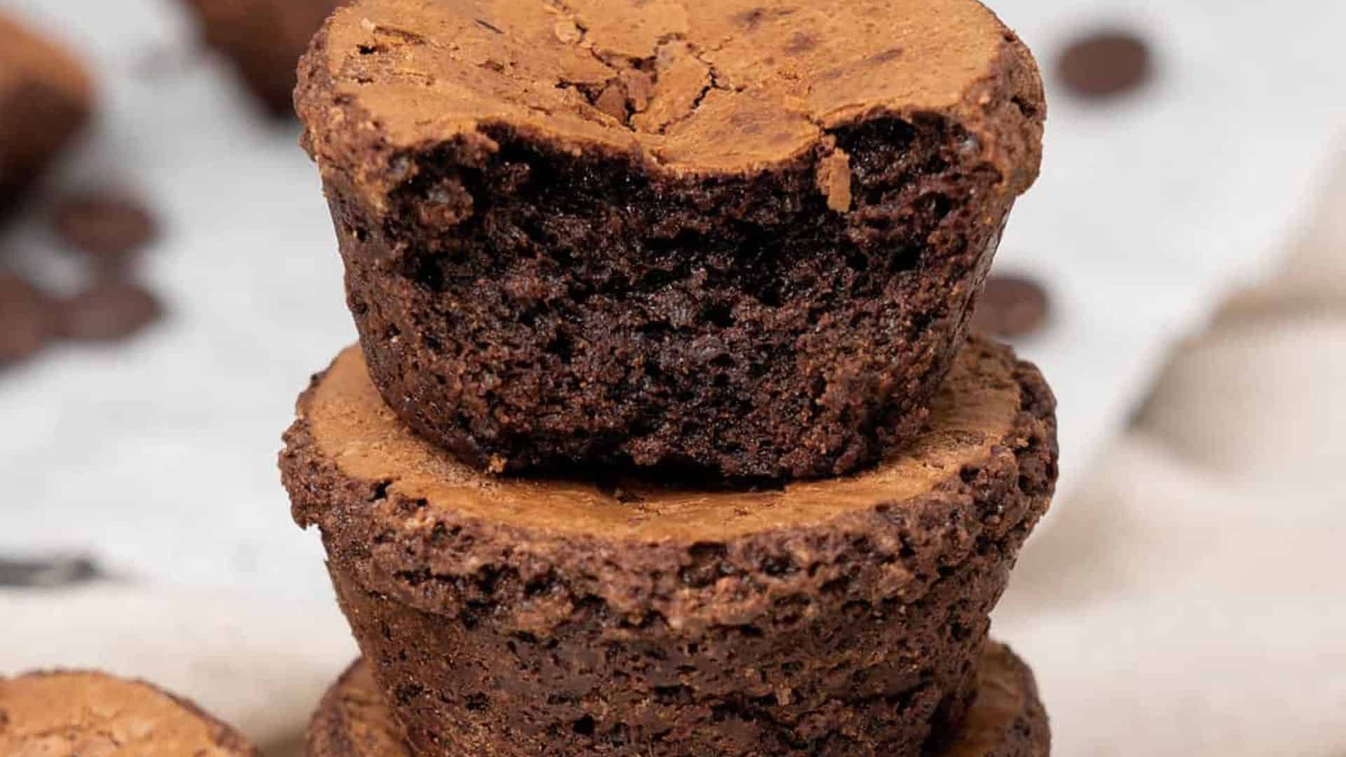 Mini brownie bites.