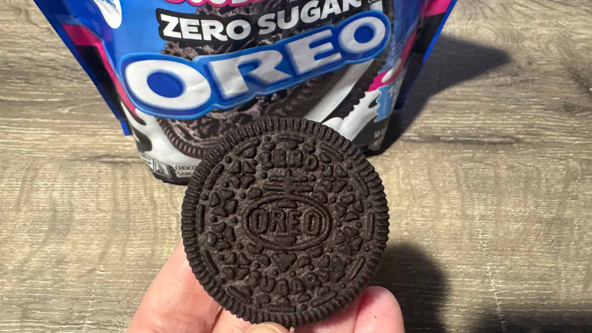 Oreo Zero sugar cookie.