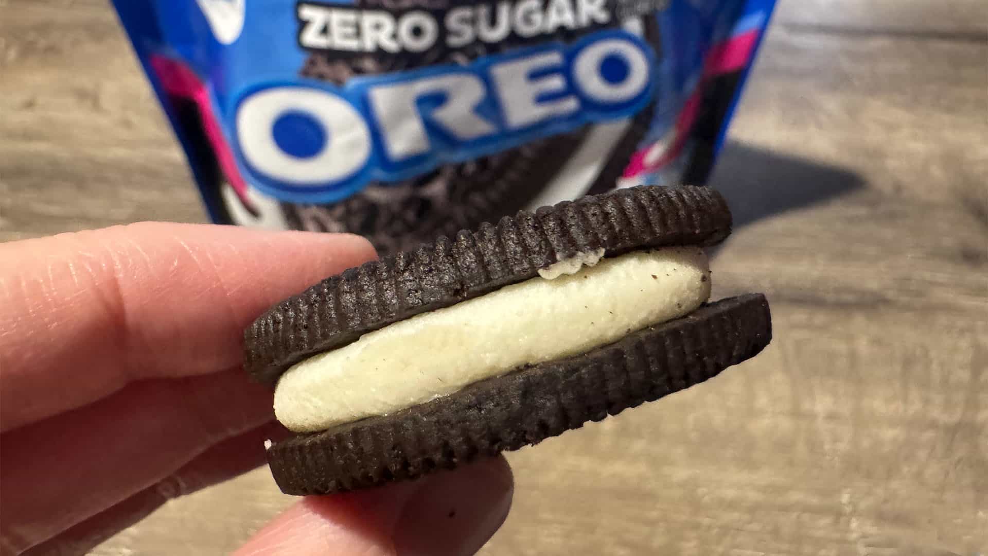 Oreo Zero sugar cookie.