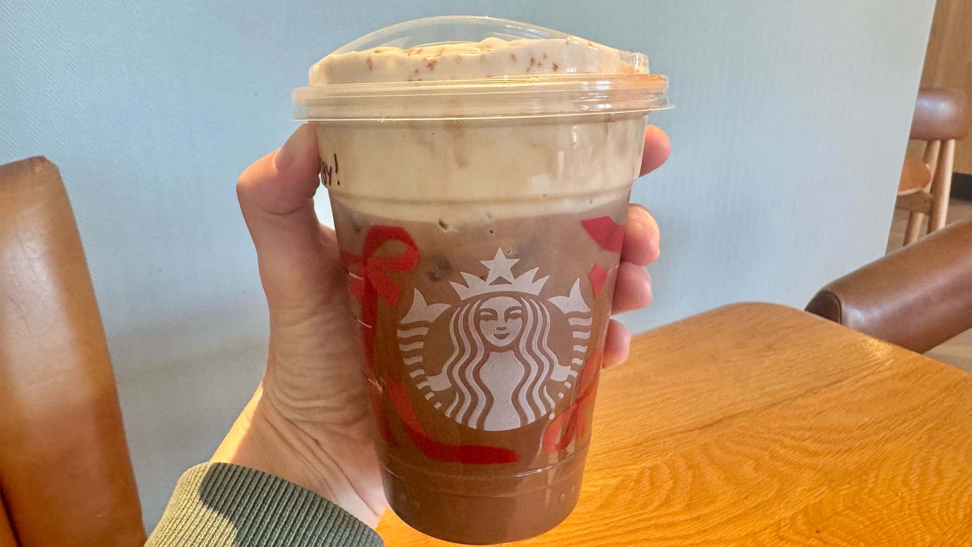 Starbucks Iced Dubai Mocha.