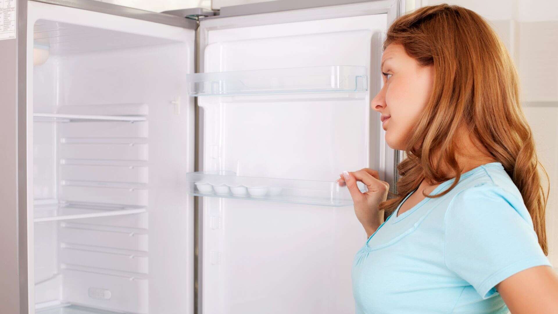 empty fridge