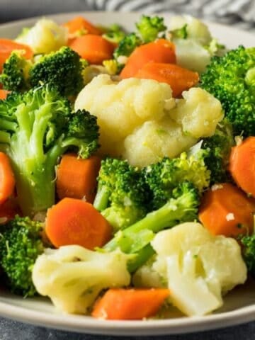 steamed vegetables