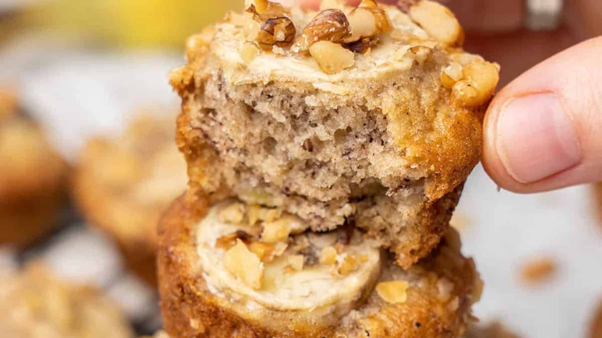 Banana Mini Muffins.