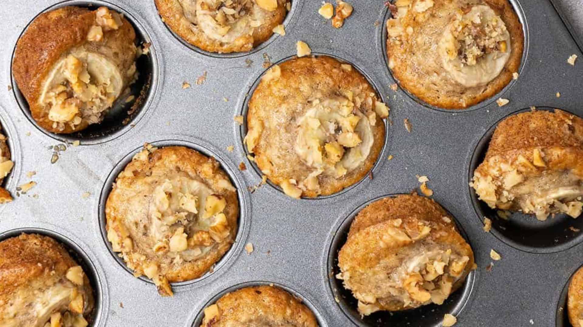 Banana Mini Muffins,