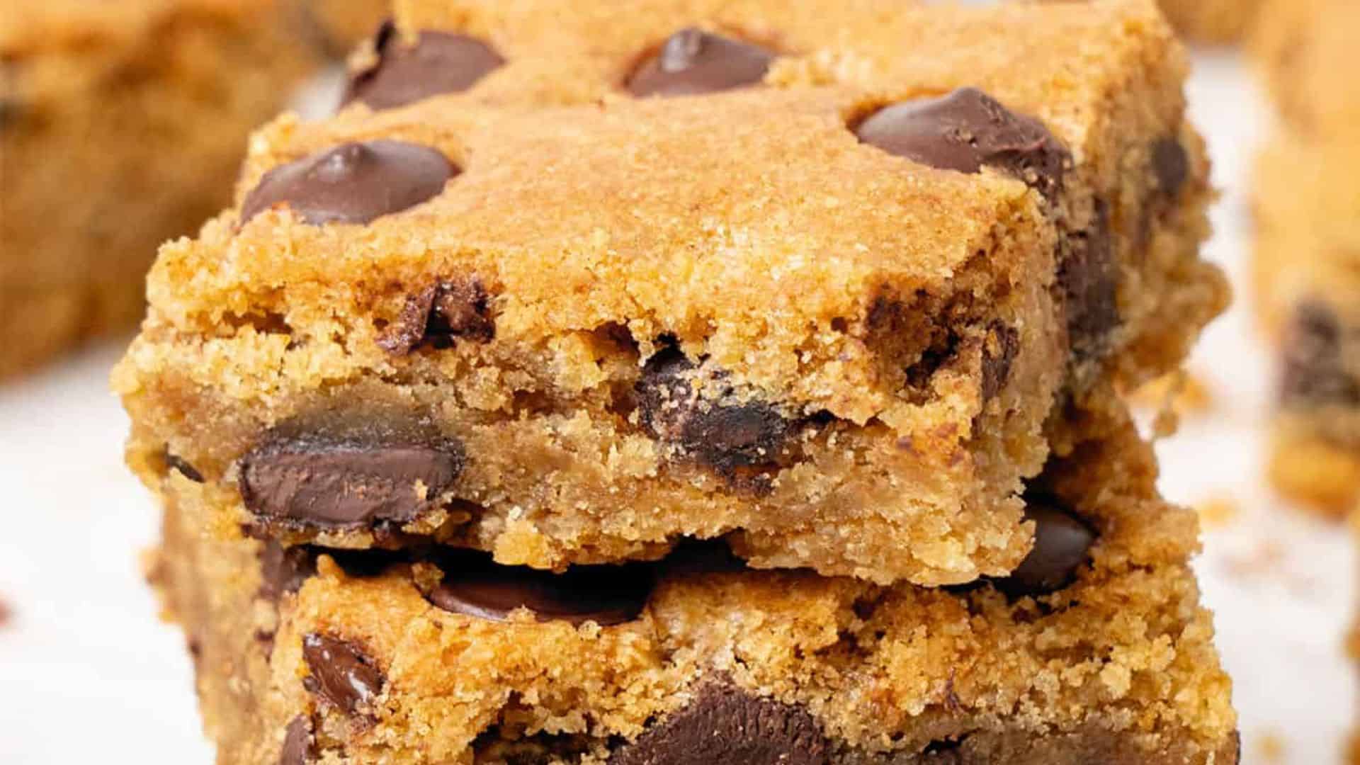 Chocolate Chip Cookie Bars.