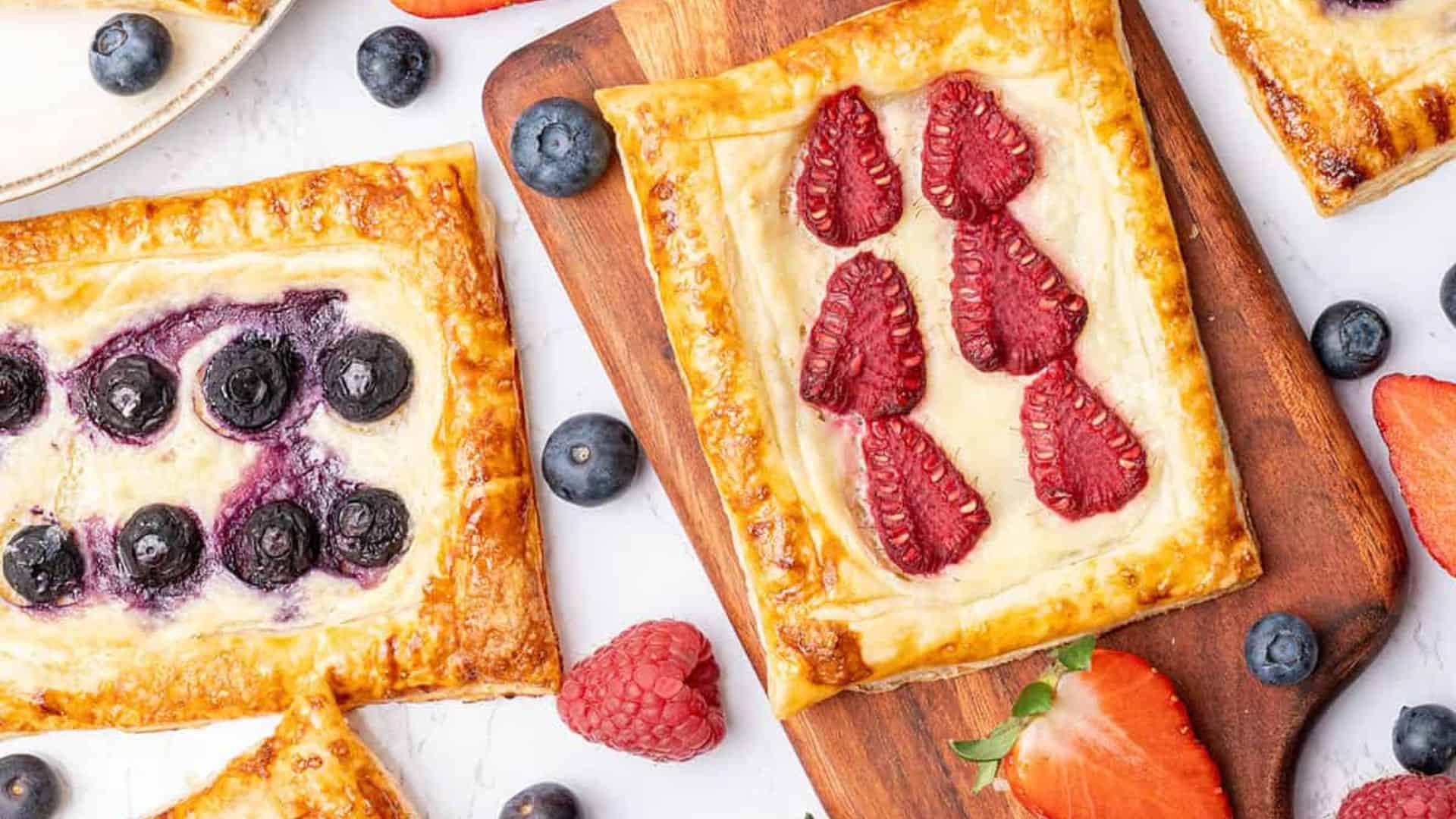 Cream Cheese Puff Pastry Danish.