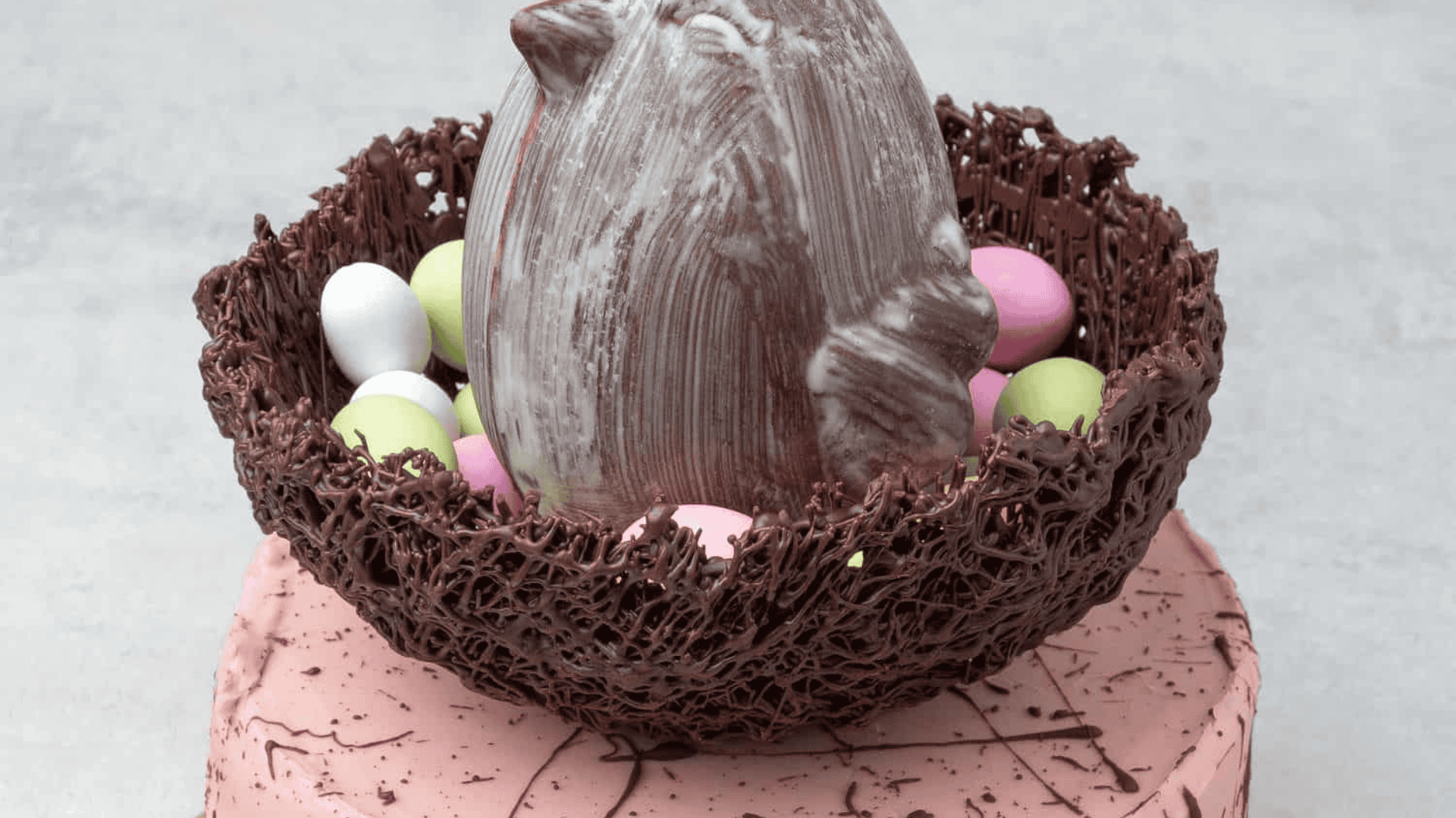 Easter Speckled Egg Cake.