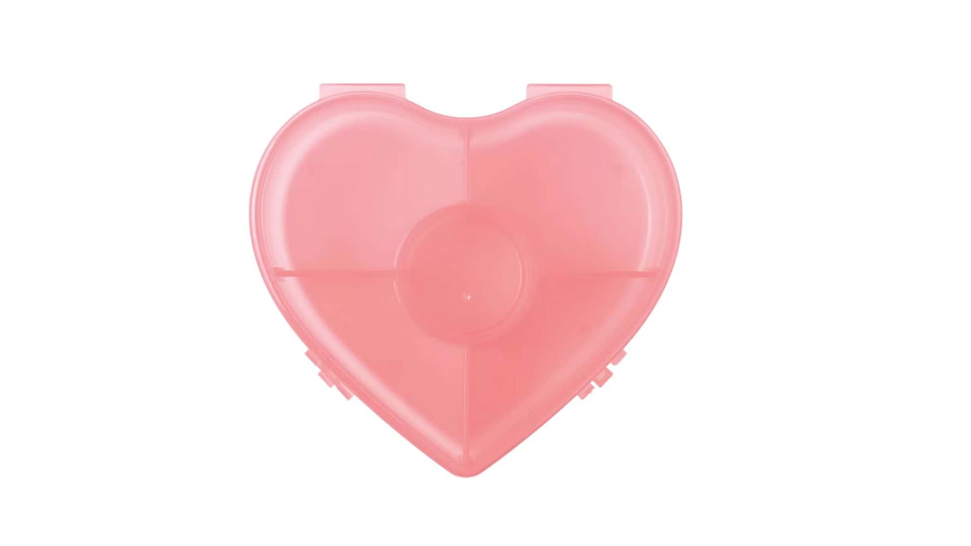 Heart shaped snackle box