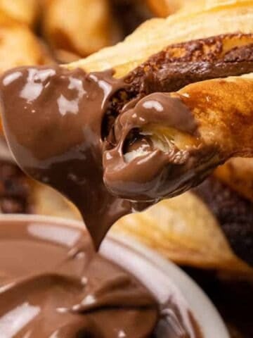 Nutella twists.