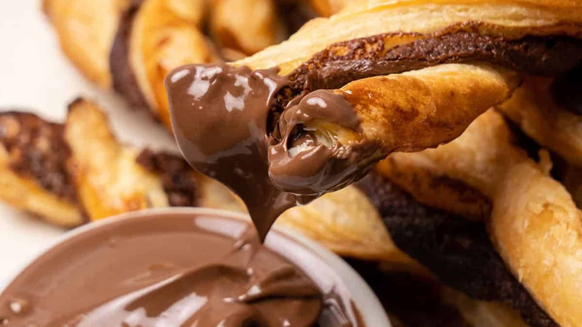 Nutella twists.