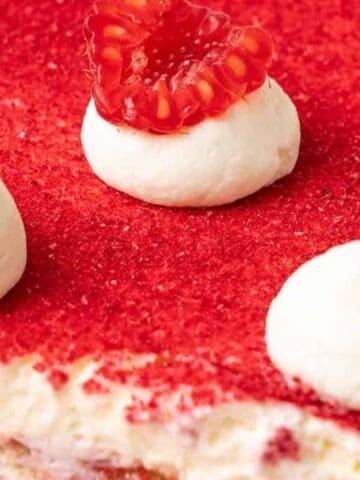Raspberry Tiramisu.