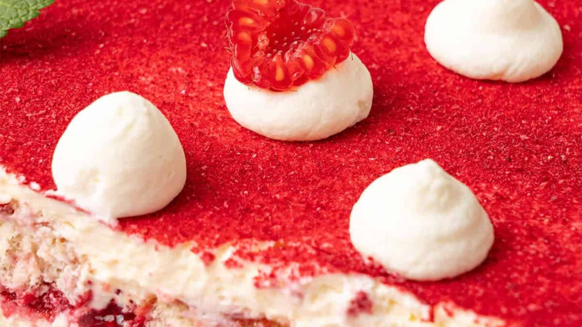 Raspberry Tiramisu.