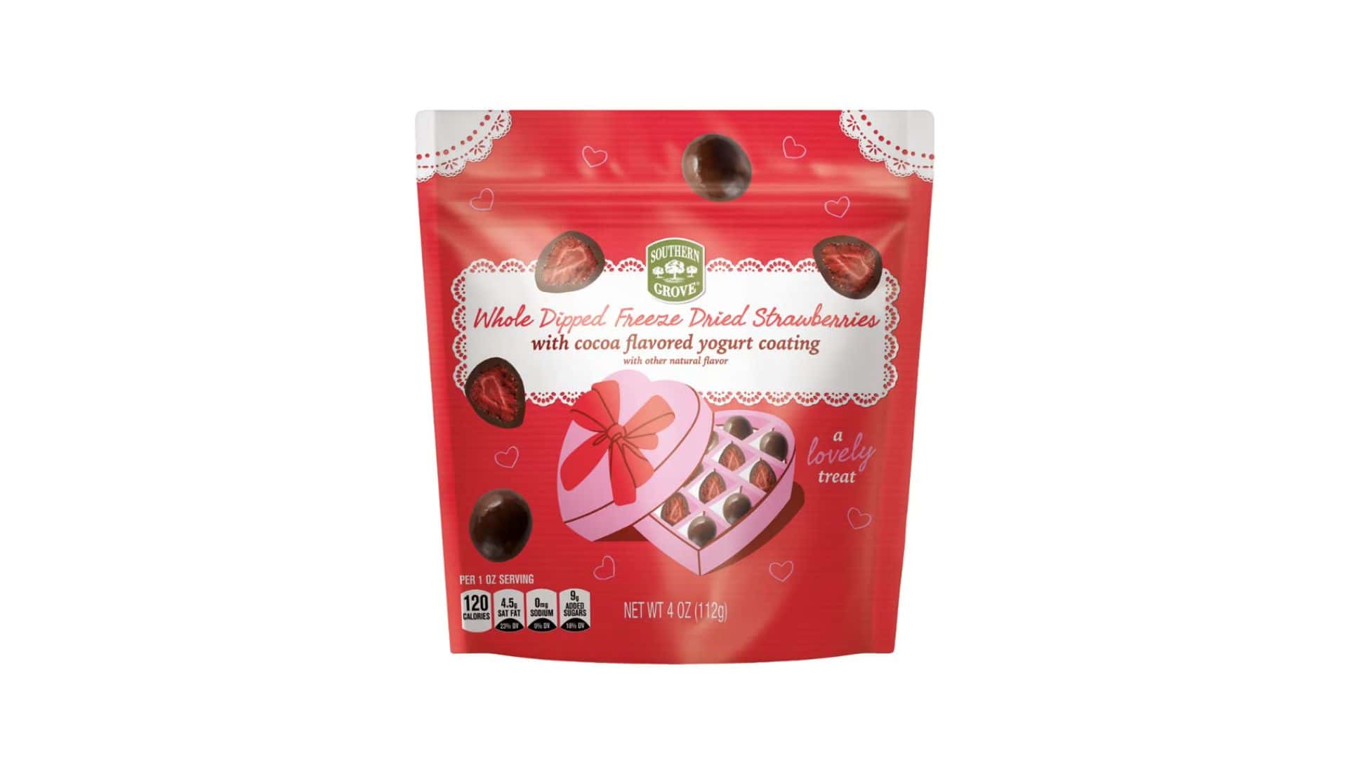 Strawberries with cocoa yogurt coating chocolates