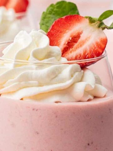 Strawberry Mousse.