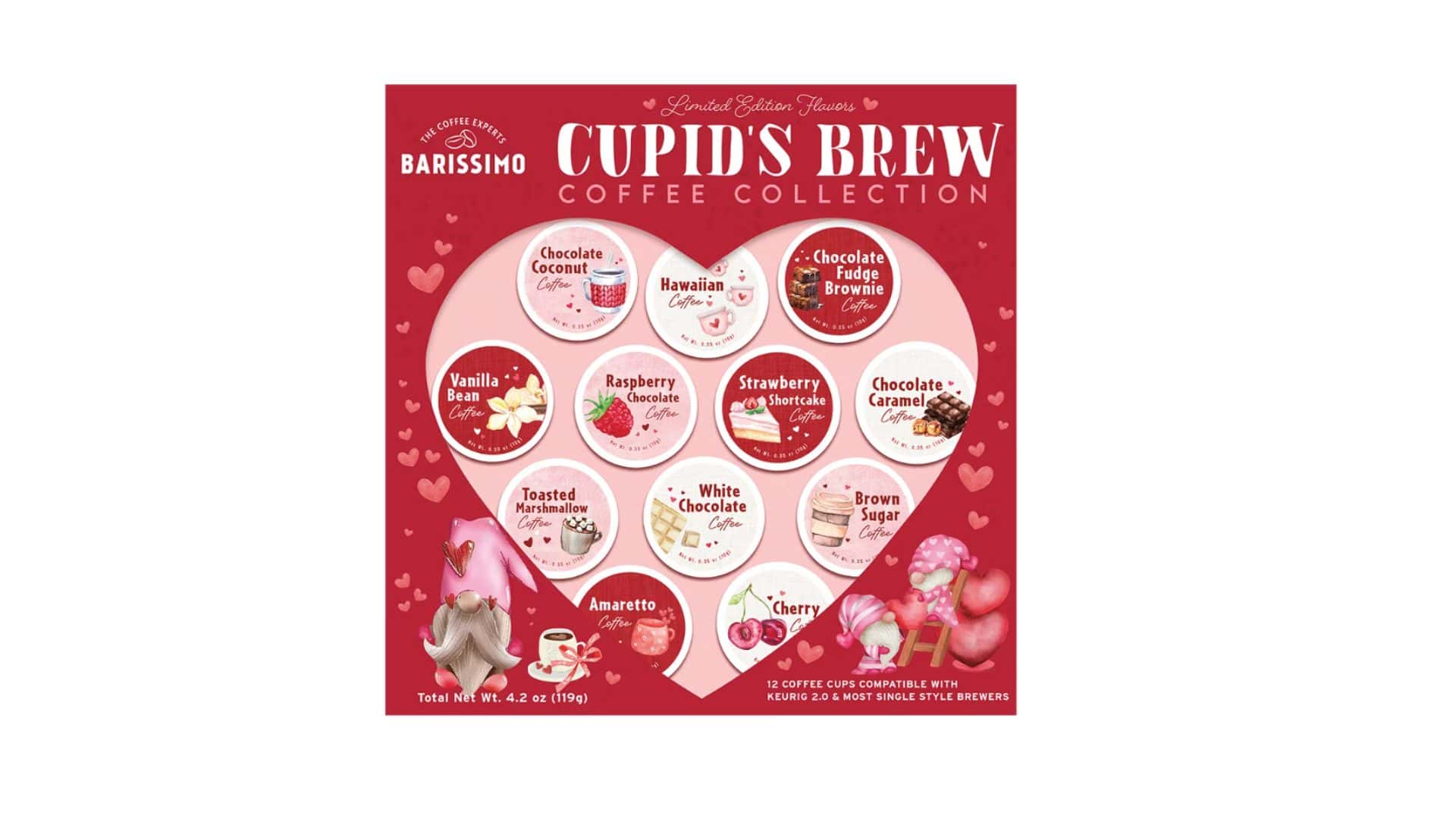 Valentine's Day cupid brew coffee collection