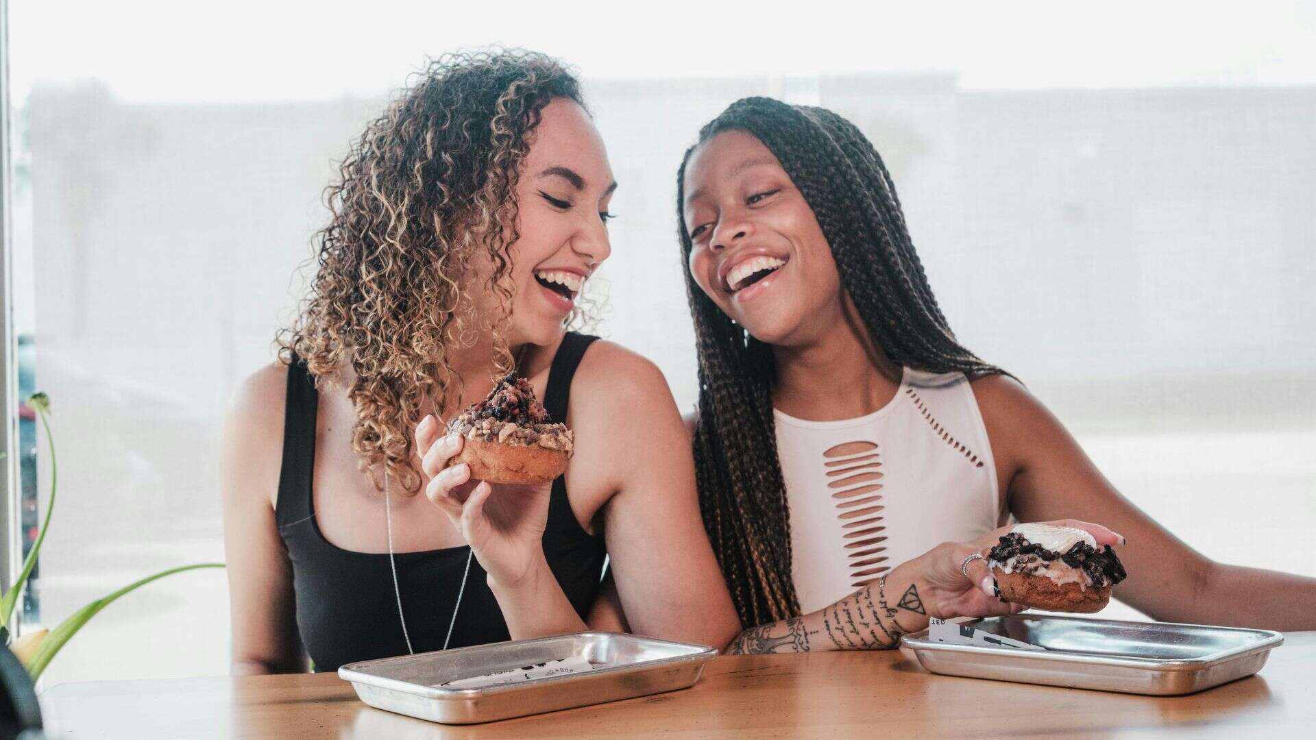 friends sharing food