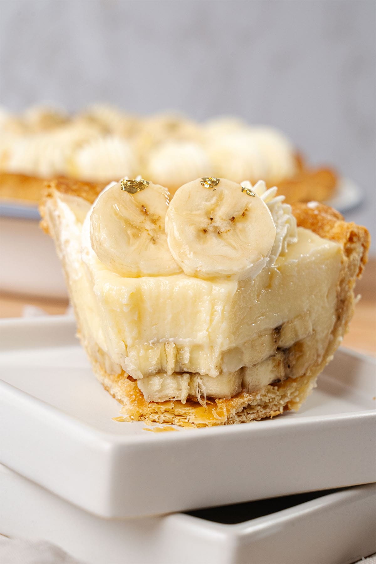 A slice of Banana Cream Pie.
