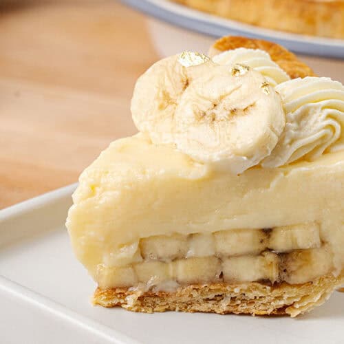 A slice of Banana Cream Pie.